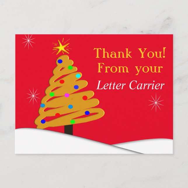 Mailman THANK YOU POSTCARDS 9 (Front)