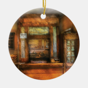 Mailman - The Post Office Ceramic Tree Decoration