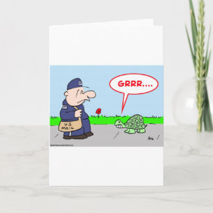 MAILMAN TURTLE GRRR CARD