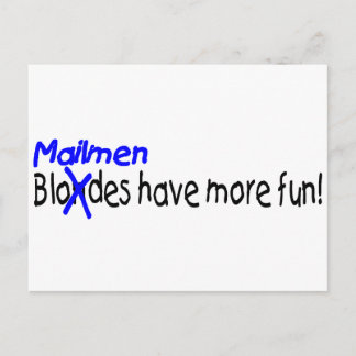 Mailmen Have More Fun Postcard