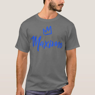 Maimo the King  Blue Crown & Name for Men Called M T-Shirt