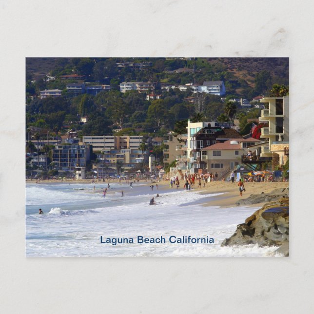 Main Beach Laguna Postcard (Front)