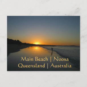Main Beach, Noosa, Queensland, Australia postcard