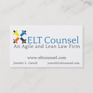Main business card for ELT Counsel