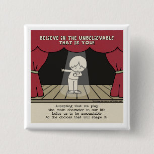 Main Character 15 Cm Square Badge