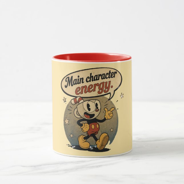 Main Character Energy ☕ | Aesthetic Quote Mug (Center)