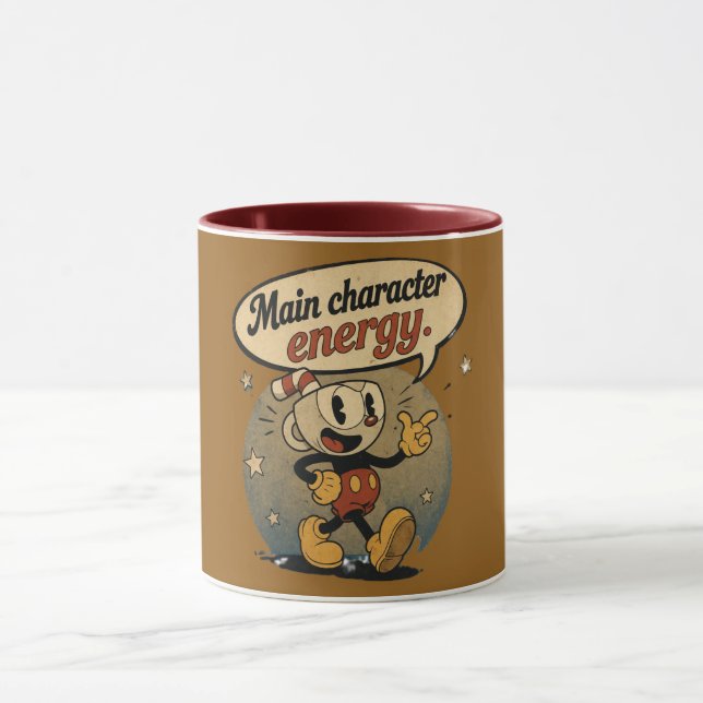 Main Character Energy ☕ | Aesthetic Quote Mug (Center)
