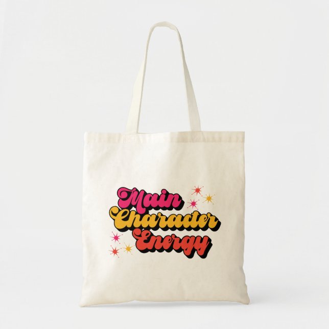 Main Character Energy Bookish  Tote Bag (Front)