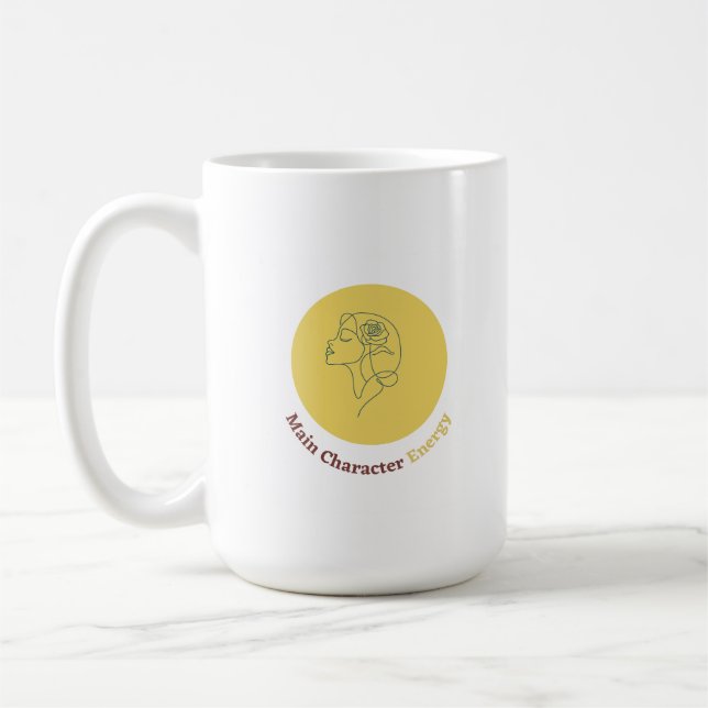 Main Character Energy Coffee Mug (Left)