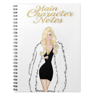 Main Character Luxury Fashion Sketch Notebook