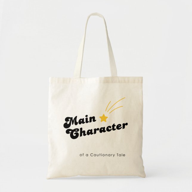 Main Character Tote - Gold Star (Front)