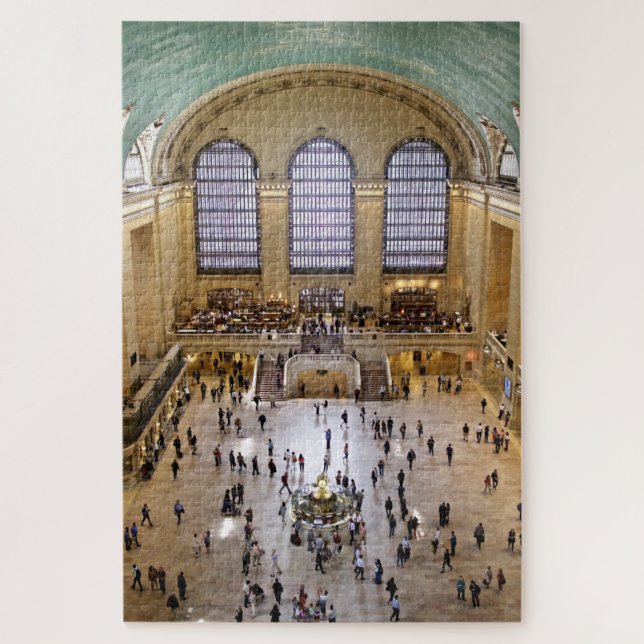 Main Concourse Grand Central Terminal 1914 Jigsaw Puzzle (Vertical)