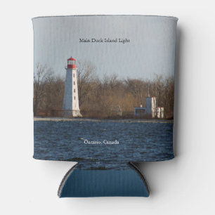 Main Duck Island Light can cooler