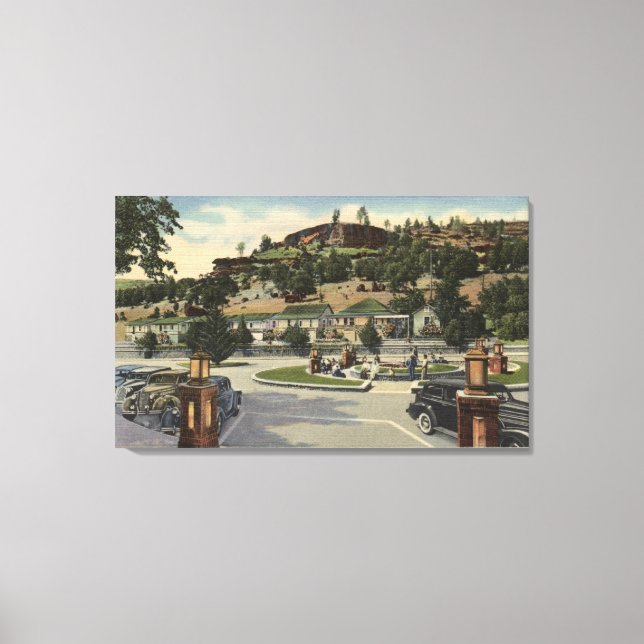 Main Hotel View at Richardson Springs Canvas Print (Front)