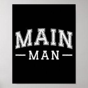 Main Man Side Chick Thanksgiving Meal Matching Cou Poster