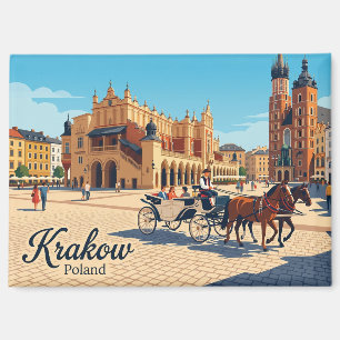 Main Market Square Poland Magnet