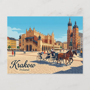 Main Market Square Poland Postcard