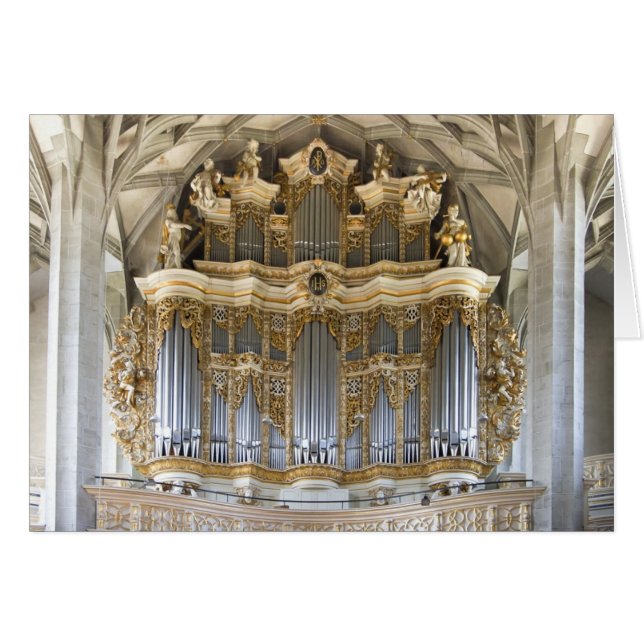 Main pipe organ in Marktkirche, Halle (Front Horizontal)