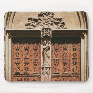 Main Portal of the Saint-Sauveur Cathedral Mouse Pad