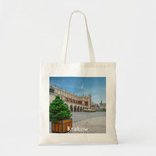 Main square in Krakow old town, Poland Tote Bag