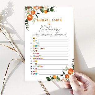 Main squeeze bridal shower emoji pictionary game