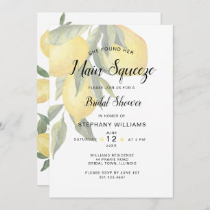 Main Squeeze Bridal Shower Holiday Card