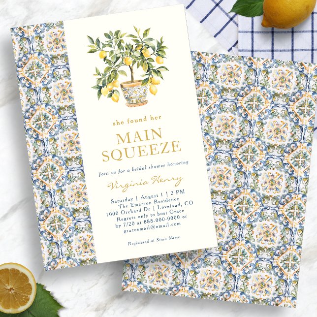 Main Squeeze Bridal Shower Invitation (Main Squeeze Bridal Shower Invitation
)