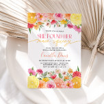 Main Squeeze Bright Citrus Lemon Bridal Shower  Invitation<br><div class="desc">She found her main squeeze | A bright lemon citrus Mediterranean Bridal Shower invitation. A fun bright colourful design for your citrus themed Bridal Shower.</div>