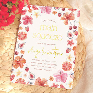 Main Squeeze Citrus Bridal Shower