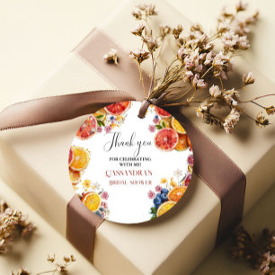 Main Squeeze Citrus Bridal Shower Favour Tags