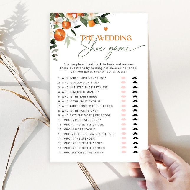 Main squeeze citrus The wedding shoe game (Creator Uploaded)