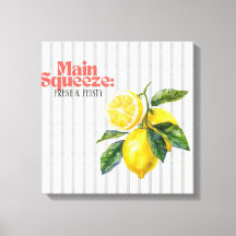 Main Squeeze Fresh & Feisty Lemon Kitchen Decor