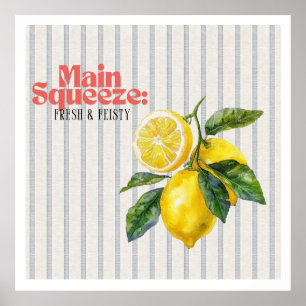 Main Squeeze Fresh & Feisty Lemon Kitchen Decor
