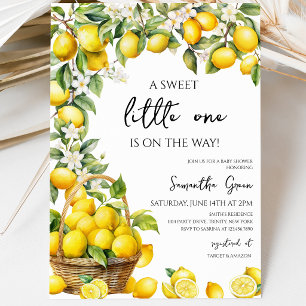 Main Squeeze Lemon Baby Shower Invitation