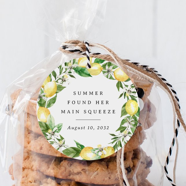 Main Squeeze Lemon Bridal Shower Favour Tags (Creator Uploaded)