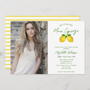 Main Squeeze Lemon Bridal Shower Invitation
