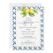 Main squeeze Lemon Bridal shower Invitation