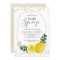 Main squeeze lemon bridal shower invitation