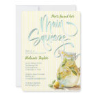 Main Squeeze Lemon Bridal Shower Invitation