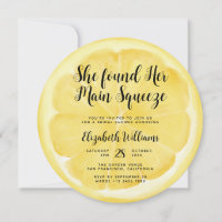 Main Squeeze Lemon Bridal Shower