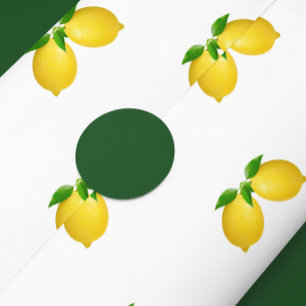 Main Squeeze Lemon Bridal Shower Tissue Paper
