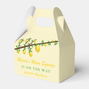 Main Squeeze Lemon Gender Neutral Baby Shower Favour Box