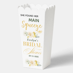 Main Squeeze Lemons Eucalyptus Rose Bridal Shower  Favour Box