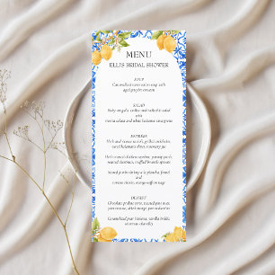 Main Squeeze Mediterranean Tiles Lemon Bridal Menu