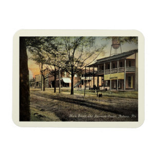 Main St., Auburn, Alabama Vintage Style Magnet