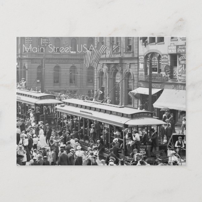 Main St., Buffalo, N.Y. Postcard (Front)