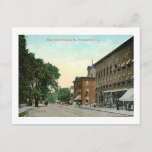 Main St., Flemington, NJ Vintage Postcard
