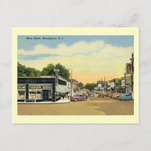 Main St., Manasquan, New Jersey Vintage Postcard