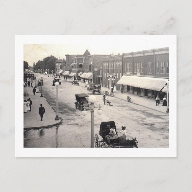 Main St., Rahway,  NJ Vintage Postcard (Front)