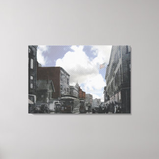 Main Street Brockton 1 Canvas Print
